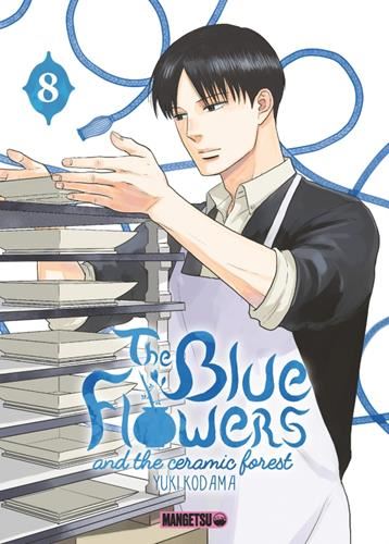 The blue flowers and the ceramic forest