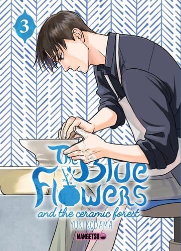 The blue flowers and the ceramic forest